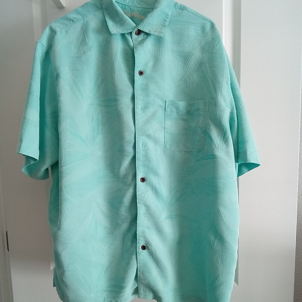 Caribbean‎ Button Down Aqua Casual Shirt - XL